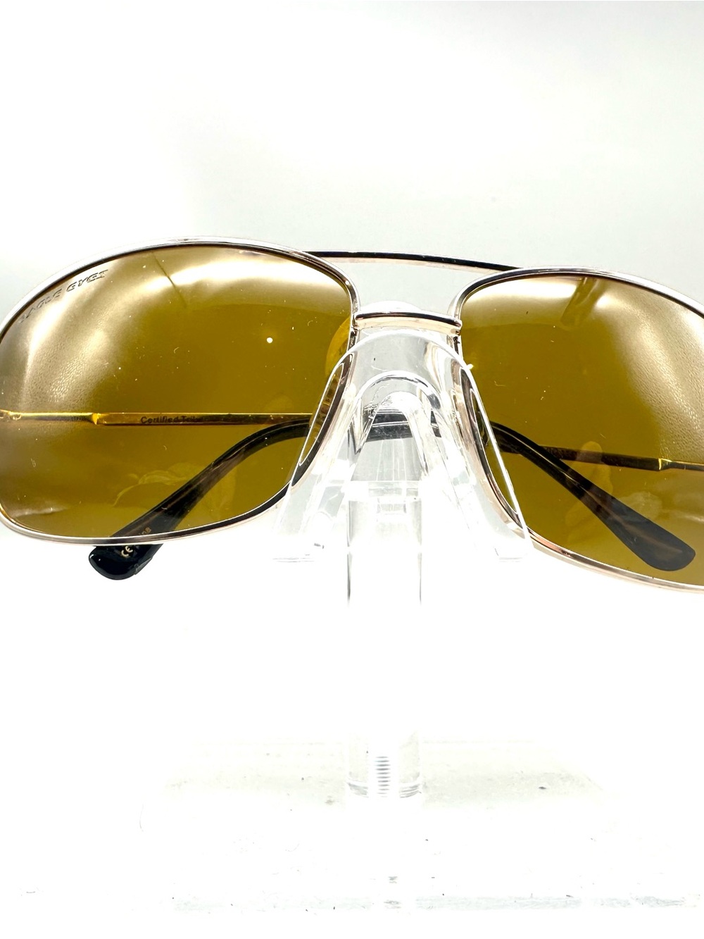 Eagle Eyes Navigator 14100 6535 Silver Aviator Sunglasses TriLenium Lens Mens